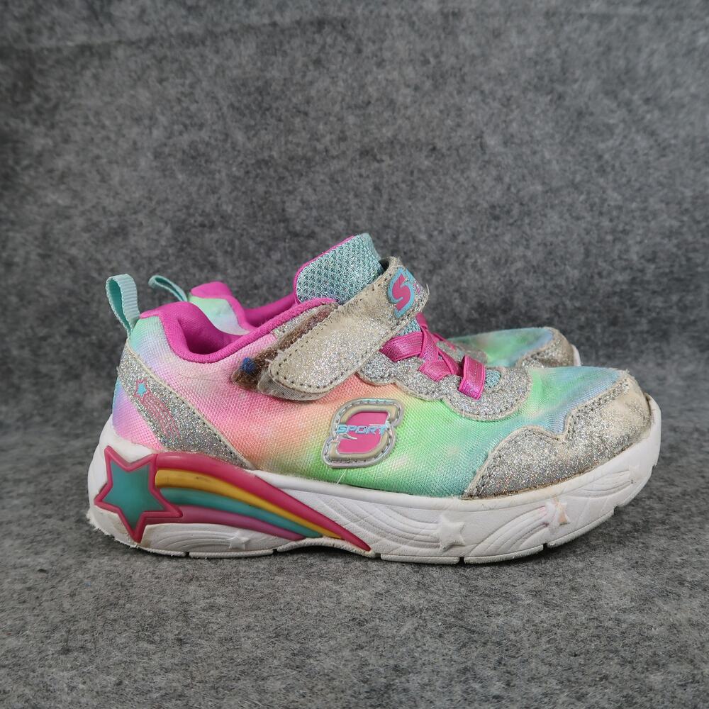 Skechers S Sport Shoes Kids 11 Casual Sneakers Active Easy On Girls Toddler